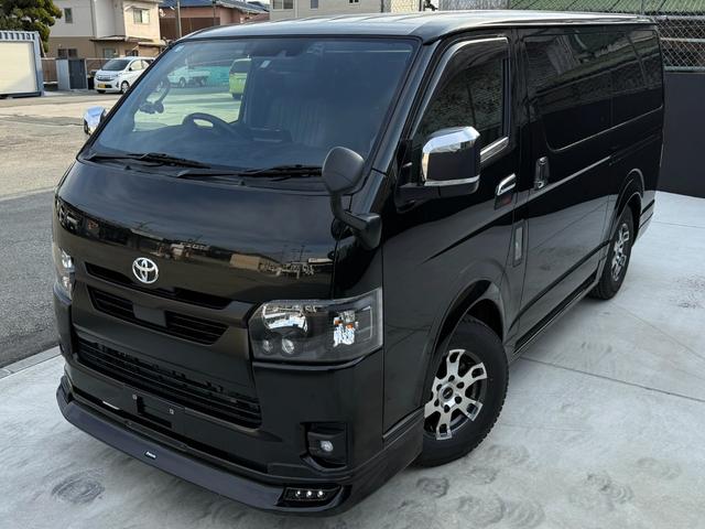 ハイエースバン スーパーＧＬ　ダークプライムＩＩ　モデリスタエアロＦＳＲ　ＴＲＤ１５インチＡＷ　１０型フローティングナビＴＶ　両側パワスラ　デジタルミラー　Ｂカメラ　ＥＴＣ　ＬＥＤランプ　ソナー　ハーフレザー　セーフティセンス　ＡＣ１００Ｖ電源（13枚目）