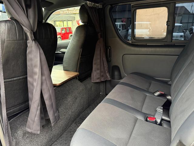 ハイエースバン スーパーＧＬ　ダークプライムＩＩ　モデリスタエアロＦＳＲ　ＴＲＤ１５インチＡＷ　１０型フローティングナビＴＶ　両側パワスラ　デジタルミラー　Ｂカメラ　ＥＴＣ　ＬＥＤランプ　ソナー　ハーフレザー　セーフティセンス　ＡＣ１００Ｖ電源（59枚目）