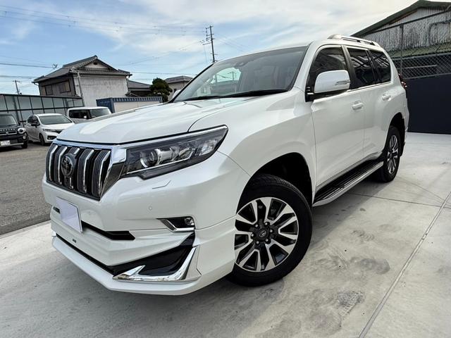 ランドクルーザープラド ＴＸ　Ｌパッケージ　モデリスタエアロＦ／Ｒ　ＤＡ／Ｔコネクトナビキット　ＢＳＭ　ＲＣＴＡ　サンルーフ　ルーフレール　１９ＡＷ　地デジＴＶ　３６０ビュー　ＥＴＣ２．０　ドラレコ　ベージュレザー　快適温熱シート　パワーシート（28枚目）