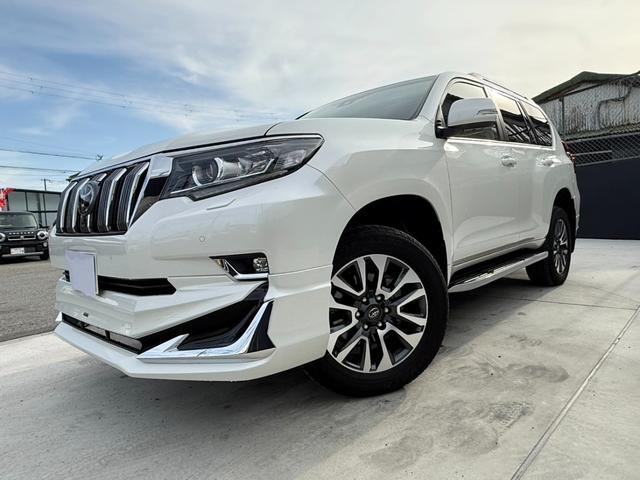 ランドクルーザープラド ＴＸ　Ｌパッケージ　モデリスタエアロＦ／Ｒ　ＤＡ／Ｔコネクトナビキット　ＢＳＭ　ＲＣＴＡ　サンルーフ　ルーフレール　１９ＡＷ　地デジＴＶ　３６０ビュー　ＥＴＣ２．０　ドラレコ　ベージュレザー　快適温熱シート　パワーシート（30枚目）