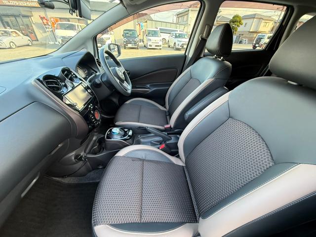 ノート ｅ－パワー　メダリスト　純正ナビＴＶ　Ｂカメラ　ＥＴＣ　ミラー型ドラレコ　ソナーＦＲ　ＡＣＣ　車線逸脱防止支援　エマージェンシーブレーキ　禁煙車　ＬＥＤランプ　ハイビームアシスト　革巻きハンドル　ステアスイッチ　１５ＡＷ（32枚目）