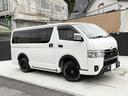 ハイエースバン スーパーGL ダークプライムII TRDエアロパーツFSR RAYS16AW オーバーフェンダー アルパイン11インチナビTV パノラマビュー ワンオーナー車 禁煙車 ETC デジタルミラー 100V電源 ソナー 中古車画像_2