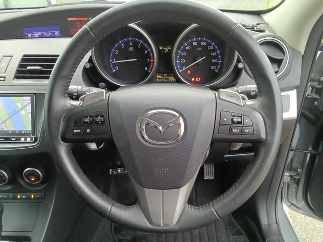 アクセラ 20E-スカイアクティブ ナビ バックモニター ETC ドラレコ(前方) ワンオーナー 社外アルミホイール(31枚目)