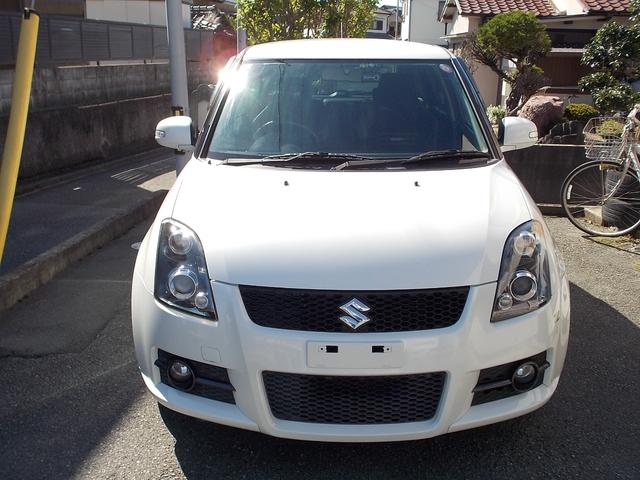 スイフト スポーツ Sリミテッド 特別仕様車 純正レカロ/ハーフレザーシート 前後ドラレコ HDDナビ フルセグTV DVD再生 白16インチアルミホイール 盗難防止システム ドアミラーウインカー スマートキー ETC HID 禁煙車(3枚目)