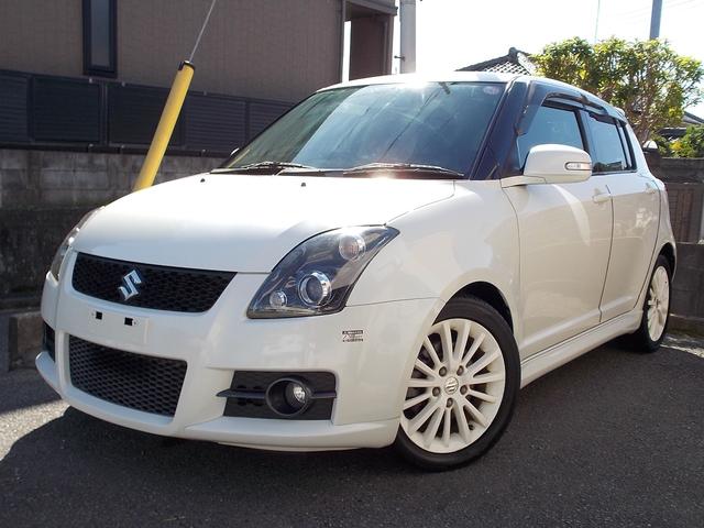 スイフト スポーツ Sリミテッド 特別仕様車 純正レカロ/ハーフレザーシート 前後ドラレコ HDDナビ フルセグTV DVD再生 白16インチアルミホイール 盗難防止システム ドアミラーウインカー スマートキー ETC HID 禁煙車(5枚目)