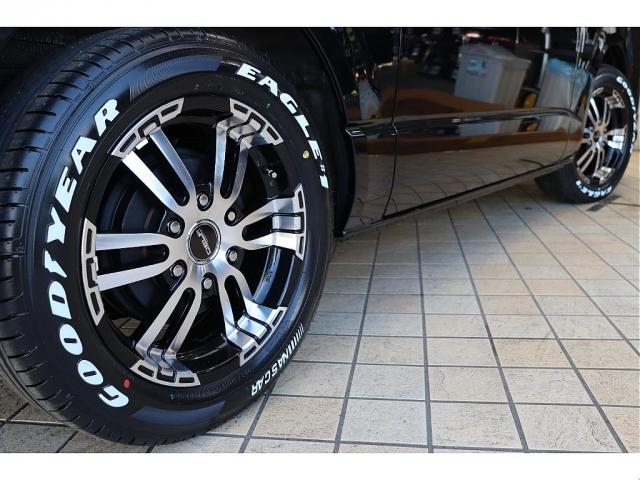 スーパーGL ダークプライムII パーキングサポート FLEXCUSTOM ローダウン フロントスポイラー 17インチAWナスカータイヤ SDナビ ビルトインETC(8枚目)