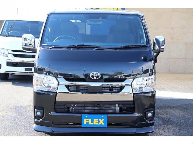 スーパーGL ダークプライムII パーキングサポート FLEXCUSTOM 1.5インチローダウン スポイラー 17インチAWナスカータイヤ LEDテール SDナビ ビルトインETC ベッドキット(3枚目)