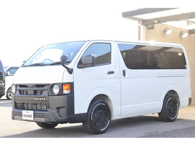 ハイエースバン ロングDX 内装架装WoodRim 専用クーラーFLEX ReclassicVER2 各所マットブラックエディション FLEX BJ MEXICAN16インチAW TOYO OPENCOUNTRY16インチタイヤ(23枚目)