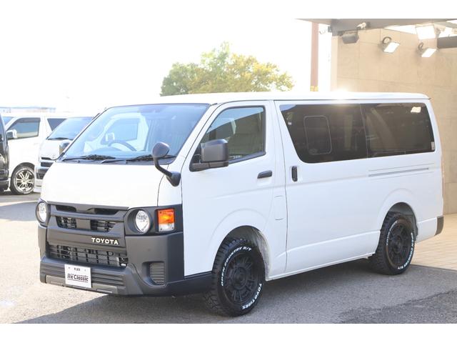 ハイエースバン ロングDX 内装架装WoodRim 専用クーラーFLEX ReclassicVER2 各所マットブラックエディション FLEX BJ MEXICAN16インチAW TOYO OPENCOUNTRY16インチタイヤ(24枚目)