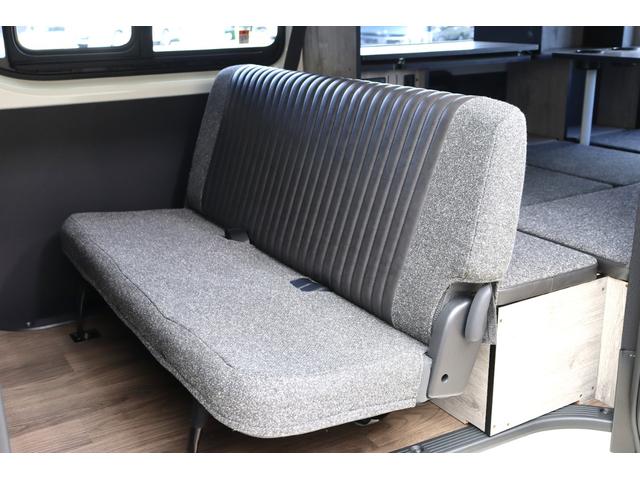 ハイエースバン ロングDX 内装架装WoodRim 専用クーラーFLEX ReclassicVER2 各所マットブラックエディション FLEX BJ MEXICAN16インチAW TOYO OPENCOUNTRY16インチタイヤ(26枚目)