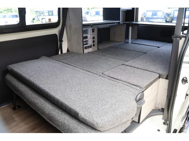 ハイエースバン ロングDX 内装架装WoodRim 専用クーラーFLEX ReclassicVER2 各所マットブラックエディション FLEX BJ MEXICAN16インチAW TOYO OPENCOUNTRY16インチタイヤ(28枚目)