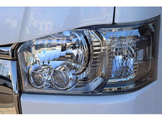 ハイエースバン スーパーGL ダークプライムII バッドフェイスボンネット TRDデイライト付きフロントスポイラー TRDマッドフラップ FLEXオーバーフェンダー RAYS 16インチAW TOYOオープンカントリー アルパインBIGXナビ(26枚目)