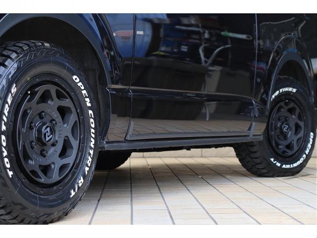 ハイエースバン スーパーGL ダークプライムII 新品TOYO オープンカントリーRTタイヤ 新品FLEX ネクサストレイル16インチAW 新品FLEX オーバーフェンダー KENWOODフローティングナビ 新品FLEX ベッドキット(11枚目)