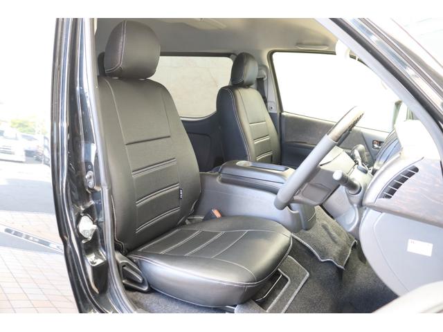 ハイエースワゴン ＧＬ　ロング　フロントスポイラーオーバーフェンダー　Ｄｅｌｆ０６　１８インチＡＷＴＯＹＯタイヤ１８インチＦＬＥＸアルティメットＬＥＤテールランプ純正７インチＳＤナビゲーション純正１０．２インチフリップダウンモニター（29枚目）