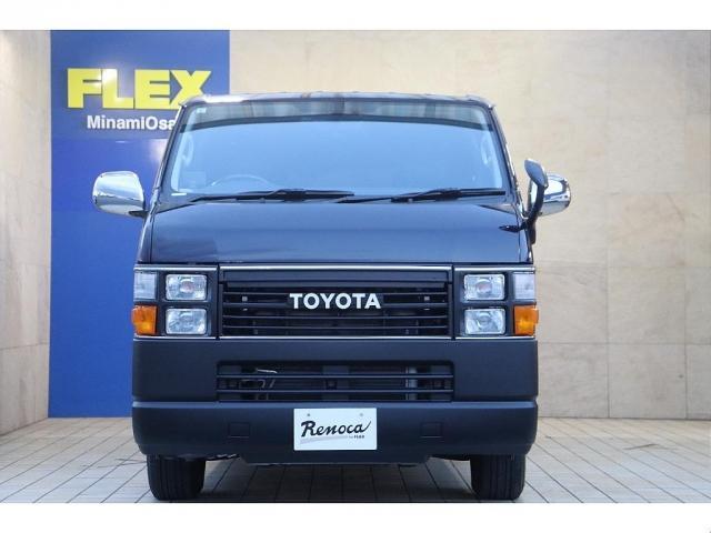 ハイエースバン スーパーＧＬ　ダークプライム　Ｃｏａｓｔｌｉｎｅｓ　Ｒｅｎｏｃａ角目フェイスキット　ＲＡＤＩＡＮＣＥ　ＤＡＹＴＯＮＡ１６インチホイール　グッドイヤーナスカータイヤ　パイオニア製７インチナビ　社外デジタルインナーミラー　ベッドキット（7枚目）