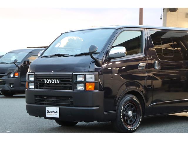 ハイエースバン スーパーＧＬ　ダークプライム　Ｃｏａｓｔｌｉｎｅｓ　Ｒｅｎｏｃａ角目フェイスキット　ＲＡＤＩＡＮＣＥ　ＤＡＹＴＯＮＡ１６インチホイール　グッドイヤーナスカータイヤ　パイオニア製７インチナビ　社外デジタルインナーミラー　ベッドキット（38枚目）