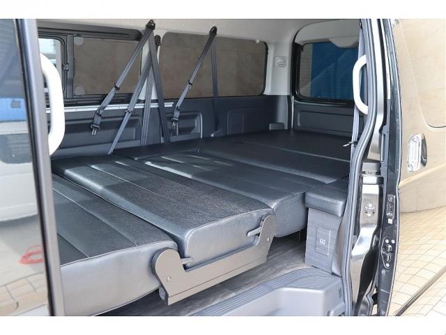 ハイエースワゴン 　ＧＬ　ＦＬＥＸ　Ｄｅｌｆｉｎｏフロントスポイラー　ＦＬＥＸ　オーバーフェンダー　２インチローダウン　新品ＦＬＥＸ　Ｄｅｌｆ０６　１７インチＡＷ　新品ＴＯＹＯタイヤ　ＦＬＥＸアルティメットテール（2枚目）