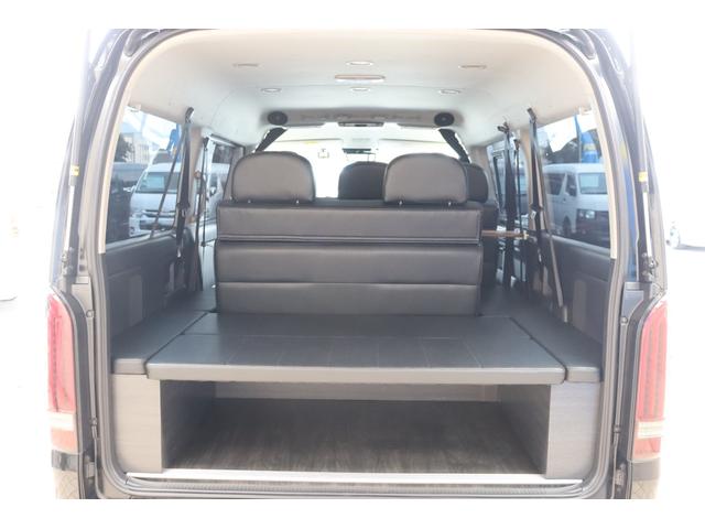 ハイエースワゴン 　ＧＬ　ＦＬＥＸ　Ｄｅｌｆｉｎｏフロントスポイラー　ＦＬＥＸ　オーバーフェンダー　２インチローダウン　新品ＦＬＥＸ　Ｄｅｌｆ０６　１７インチＡＷ　新品ＴＯＹＯタイヤ　ＦＬＥＸアルティメットテール（38枚目）