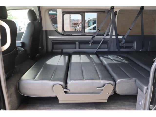 ハイエースワゴン 　ＧＬ　ＦＬＥＸ　Ｄｅｌｆｉｎｏフロントスポイラー　ＦＬＥＸ　オーバーフェンダー　２インチローダウン　新品ＦＬＥＸ　Ｄｅｌｆ０６　１７インチＡＷ　新品ＴＯＹＯタイヤ　ＦＬＥＸアルティメットテール（39枚目）