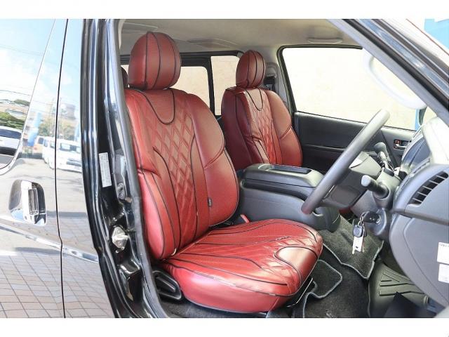 ハイエースバン ロングスーパーGL 新品FLEX Delfinoフロントスポイラー 新品FLEX Delfinoオーバーフェンダー 1.5インチローダウン ダイナスティ17インチAW 415COBRAプレステージLEDテールランプ(13枚目)