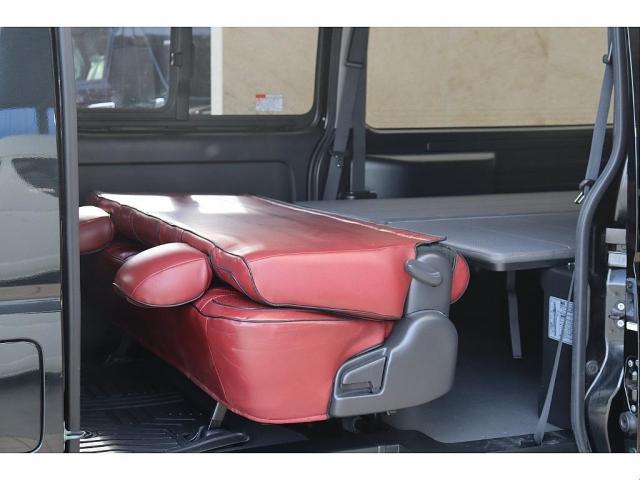 ハイエースバン ロングスーパーGL 新品FLEX Delfinoフロントスポイラー 新品FLEX Delfinoオーバーフェンダー 1.5インチローダウン ダイナスティ17インチAW 415COBRAプレステージLEDテールランプ(15枚目)