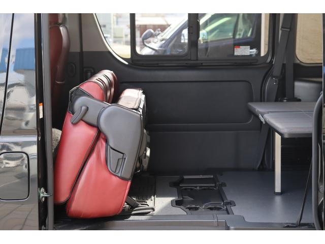 ハイエースバン ロングスーパーGL 新品FLEX Delfinoフロントスポイラー 新品FLEX Delfinoオーバーフェンダー 1.5インチローダウン ダイナスティ17インチAW 415COBRAプレステージLEDテールランプ(26枚目)