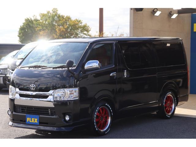 ハイエースバン ロングスーパーGL 新品FLEX Delfinoフロントスポイラー 新品FLEX Delfinoオーバーフェンダー 1.5インチローダウン ダイナスティ17インチAW 415COBRAプレステージLEDテールランプ(31枚目)