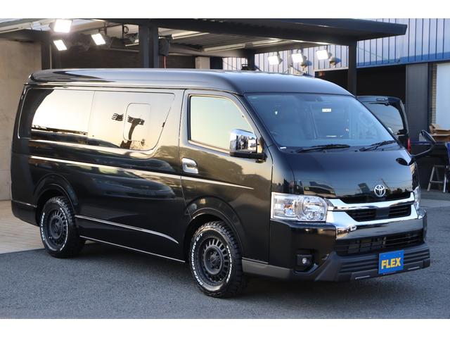 ハイエースワゴン ＧＬ　ロング　ＦＬＥＸ　Ｔフォースフロントスポイラー　ＦＬＥＸ　Ｄｅｌｆｉｎｏオーバーフェンダー　ＦＬＥＸ　ＮＣ１　１６インチＡＷ　ＴＯＹＯオープンカントリー１６インチタイヤ　ＦＬＥＸ　アルティメット　ＬＥＤテール（29枚目）