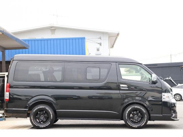 ハイエースワゴン 　ＭＯＤＥＬＬＩＳＴＡフロントスポイラー　レミューゼン　１５インチＡＷ　Ｐａｎａｓｏｎｉｃ製７インチＳＤナビ　アルパイン１２．８インチフリップダウンモニター　ビルトインＥＴＣ　ＦＬＥＸオーバーフェンダー（8枚目）