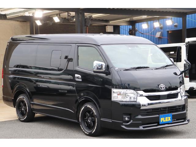 ハイエースワゴン 　ＭＯＤＥＬＬＩＳＴＡフロントスポイラー　レミューゼン　１５インチＡＷ　Ｐａｎａｓｏｎｉｃ製７インチＳＤナビ　アルパイン１２．８インチフリップダウンモニター　ビルトインＥＴＣ　ＦＬＥＸオーバーフェンダー（29枚目）