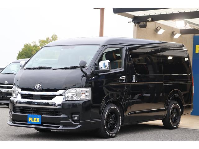 ハイエースワゴン 　ＭＯＤＥＬＬＩＳＴＡフロントスポイラー　レミューゼン　１５インチＡＷ　Ｐａｎａｓｏｎｉｃ製７インチＳＤナビ　アルパイン１２．８インチフリップダウンモニター　ビルトインＥＴＣ　ＦＬＥＸオーバーフェンダー（30枚目）