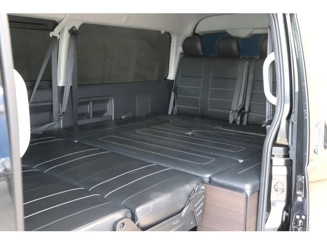 ハイエースワゴン ＧＬ　ロング　アレンジＡＳ　ＦＬＥＸ　Ｄｅｌｆｉｎｏフロントスポイラー　ＦＬＥＸ　Ｄｅｌｆｉｎｏオーバーフェンダー　ＦＬＥＸ　Ｄｅｌｆ０２　１７インチＡＷ　２インチローダウン　ＦＬＥＸ　レザー調シートカバー（25枚目）