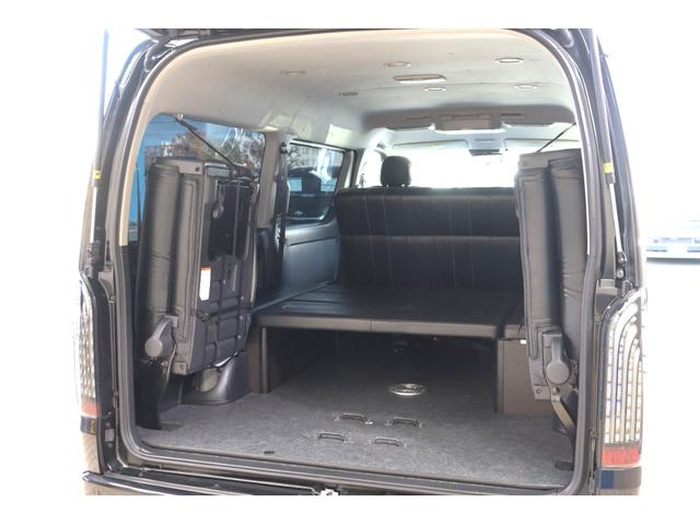 ハイエースワゴン ＧＬ　ロング　アレンジＡＳ　ＦＬＥＸ　Ｄｅｌｆｉｎｏフロントスポイラー　ＦＬＥＸ　Ｄｅｌｆｉｎｏオーバーフェンダー　ＦＬＥＸ　Ｄｅｌｆ０２　１７インチＡＷ　２インチローダウン　ＦＬＥＸ　レザー調シートカバー（30枚目）