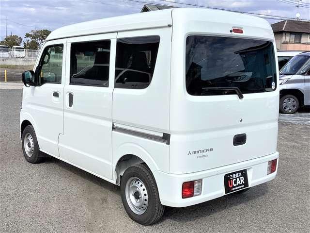 ミニキャブバン M ナビ 衝突軽減ブレーキ ETC フロントパワーウィンドウ ETC車載器 助手席エアバック キーレスキー AC 両側スライド メモリーナビ エコモード ASC PS 運転席エアバック ABS(3枚目)