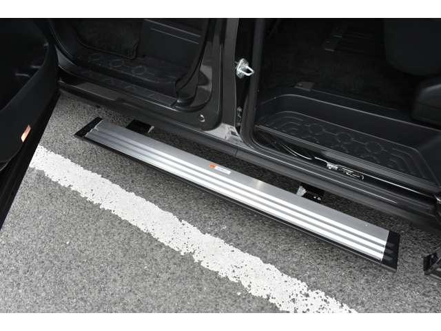 �����ɂ͓d���T�C�h�X�e�b�v�𑕔��I�t�����g�h�A�܂��̓X���C�h�h�A���J����ƃT�C�h�X�e�b�v���o�Ă���̂ŁA���~��ɂƂĂ��֗��ł��I