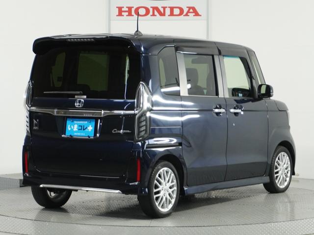 N-BOXカスタム Lターボ いまコレ+新品フロアマット 2年保証 ワンオ-ナ- 両側電動ドア ナビ バックカメラ ETC ミッドナイトブルービームメタリック シートヒーター ハーフレザー ターボカスタム Bluetooth接続(15枚目)