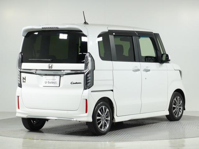 N-BOXカスタム L 1オ-ナ-ナビDレコRカメETC片電扉BT地デジ アダプティブクルーズコントロール Bluetooth シートヒーター 障害物センサー オートハイビーム 14インチ純正アルミホイール 禁煙車(17枚目)