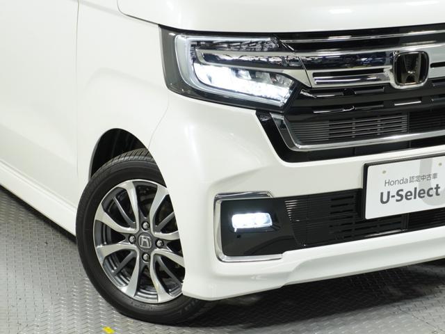 N-BOXカスタム L 1オ-ナ-ナビDレコRカメETC片電扉BT地デジ アダプティブクルーズコントロール Bluetooth シートヒーター 障害物センサー オートハイビーム 14インチ純正アルミホイール 禁煙車(34枚目)