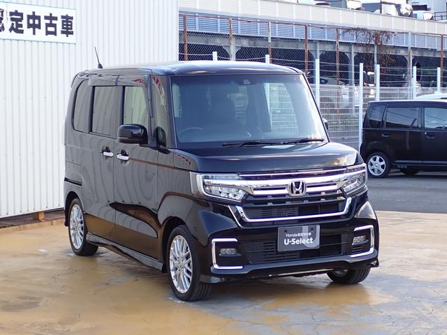 N-BOXカスタム Lターボ 純正ナビ フルセグ Rカメラ ETC AW LED 両側PSD(10枚目)