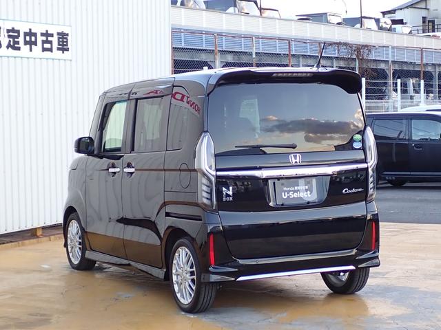 N-BOXカスタム Lターボ 純正ナビ フルセグ Rカメラ ETC AW LED 両側PSD(14枚目)