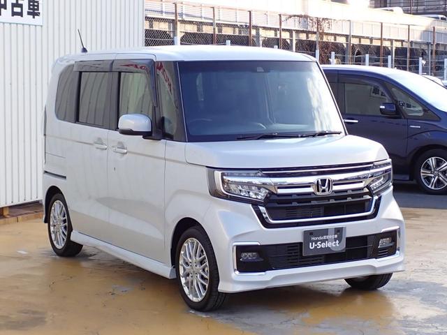 Ｎ－ＢＯＸカスタム Ｌターボ　純正ナビ　ＴＶ　Ｒカメラ　前後ドラレコ　ＥＴＣ　両側パワースライドドア　シートヒーター　電子パーキング　ホンダセンシング　ワンオーナー（11枚目）