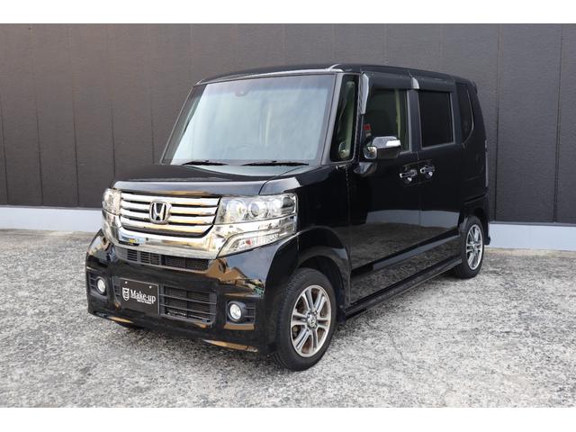 N-BOXカスタム G SSパッケージ SSパッケージ 両側パワースライド ナビ Bluetooth ETC バックカメラ 純正AW 新品バッテリー(2枚目)