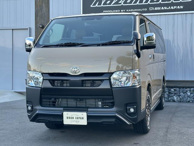ハイエースバン ロングスーパーＧＬ　両側パワースライドドア／パノラミックビューモニター／デジタルインナーミラー／助手席エアバッグ／スマートキー／１６インチアルミホイール／フロントバンパーガード／ラギッド仕様／アンテーク仕様／車中泊仕様（72枚目）