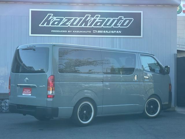 ハイエースバン ロングスーパーGL アーバンカーキ/2WDガソリン/アースカラーパッケージ/ローダウン/アメリカンスタイル/ライトカスタム/カスタムベース車両/車中泊仕様/アウトドア仕様/サーファー仕様/(11枚目)