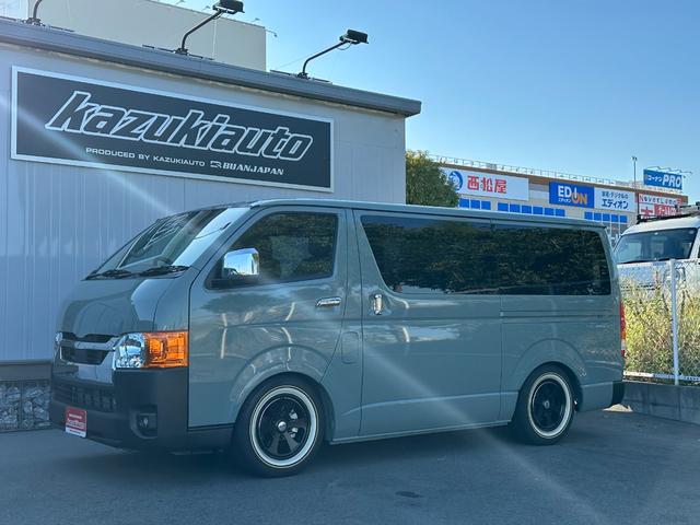 ハイエースバン ロングスーパーGL アーバンカーキ/2WDガソリン/アースカラーパッケージ/ローダウン/アメリカンスタイル/ライトカスタム/カスタムベース車両/車中泊仕様/アウトドア仕様/サーファー仕様/(19枚目)
