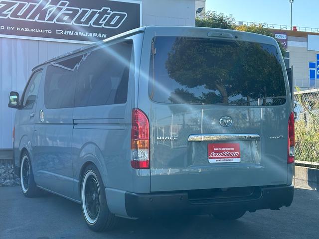 ハイエースバン ロングスーパーGL アーバンカーキ/2WDガソリン/アースカラーパッケージ/ローダウン/アメリカンスタイル/ライトカスタム/カスタムベース車両/車中泊仕様/アウトドア仕様/サーファー仕様/(59枚目)