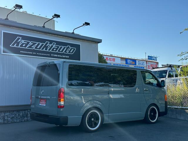 ハイエースバン ロングスーパーGL アーバンカーキ/2WDガソリン/アースカラーパッケージ/ローダウン/アメリカンスタイル/ライトカスタム/カスタムベース車両/車中泊仕様/アウトドア仕様/サーファー仕様/(61枚目)