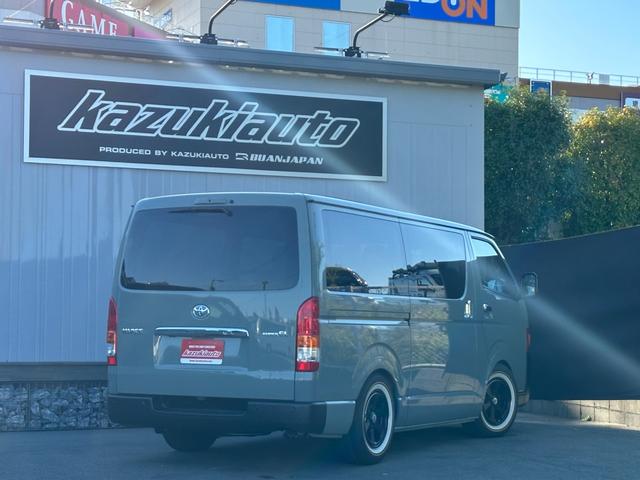 ハイエースバン ロングスーパーGL アーバンカーキ/2WDガソリン/アースカラーパッケージ/ローダウン/アメリカンスタイル/ライトカスタム/カスタムベース車両/車中泊仕様/アウトドア仕様/サーファー仕様/(62枚目)