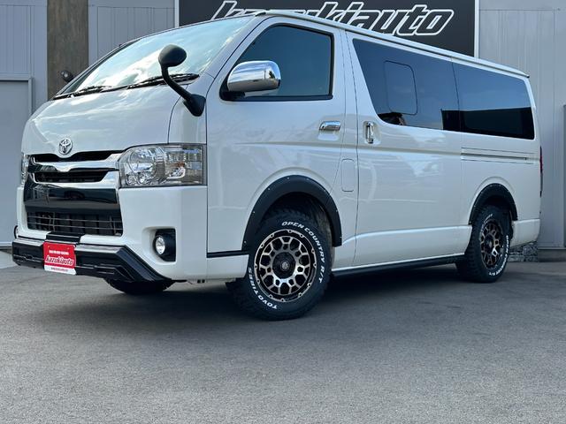 ハイエースバン ロングスーパーＧＬ　パールホワイト／２ＷＤガソリン／標準ボディ／カスタムベース車両／ラギッド／アウトドア仕様／ベッドキット／車中泊仕様／キャンプ仕様／　釣り仕様／ライトカスタム車両（2枚目）