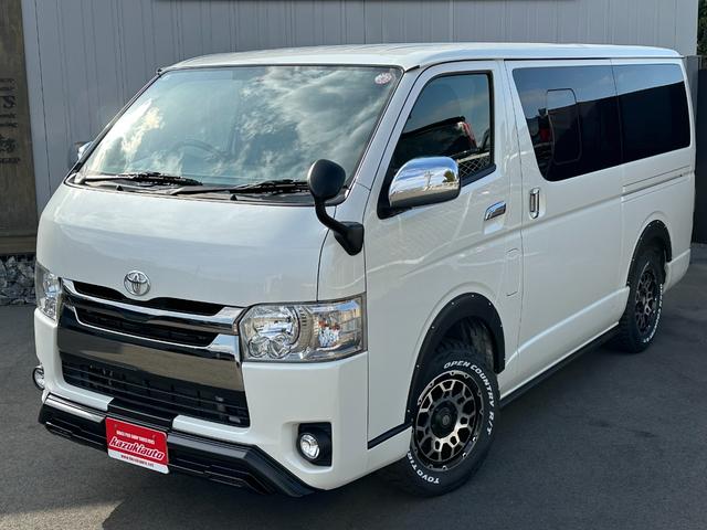 ハイエースバン ロングスーパーＧＬ　パールホワイト／２ＷＤガソリン／標準ボディ／カスタムベース車両／ラギッド／アウトドア仕様／ベッドキット／車中泊仕様／キャンプ仕様／　釣り仕様／ライトカスタム車両（3枚目）